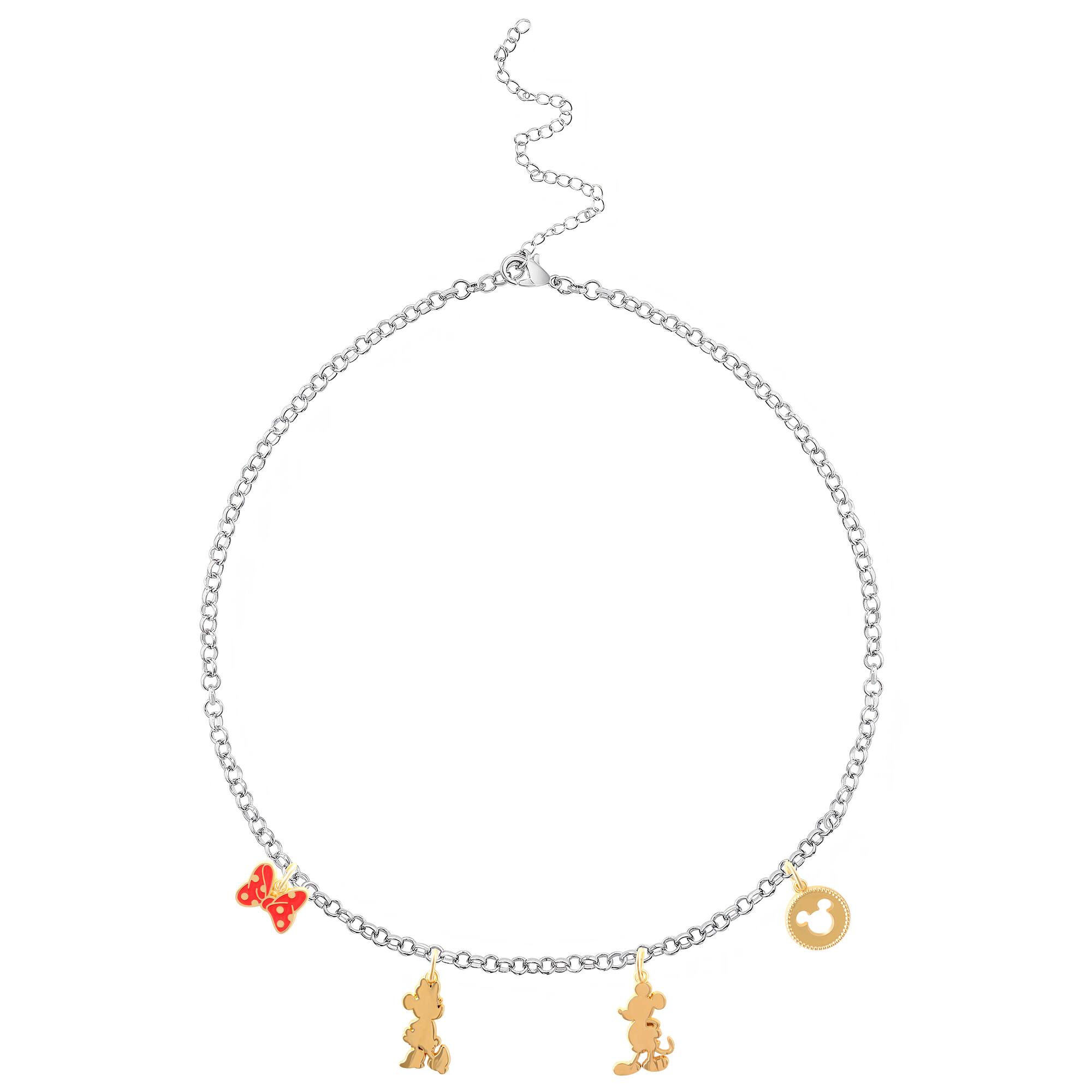 Disney® Gold Mickey & Minnie Mouse Charm Set